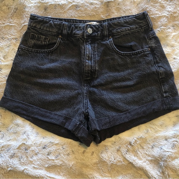 Pacsun black wash mom shorts size 27 - Picture 1 of 7